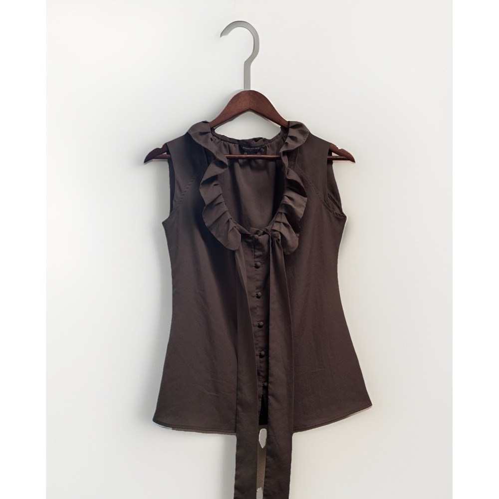 Banana Republic Olive Sleeveless Cami Top Size S
